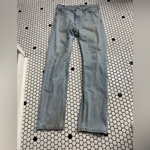 Levis 505 Light Blue Men's Jeans 32x32 with stains